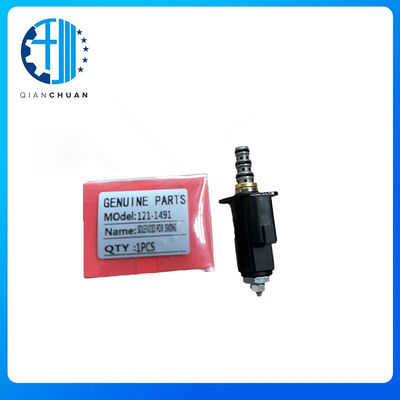 Safety Lock Solenoid Valve 121-1491 for E320B 320C Excavator Professional  Replacement