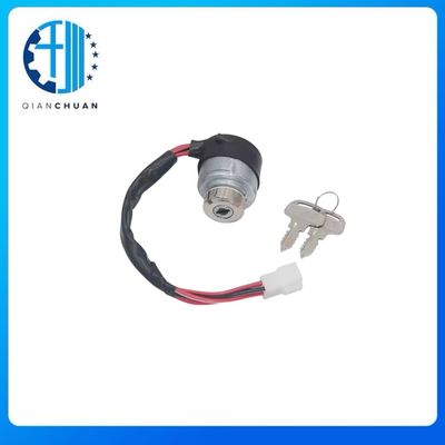 Ignition Starter Switch With Key 52200-41212 For Kubota M4900 M5700 M6800 M8200 M9000  Excavator Engine Spare Parts